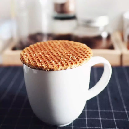 40 Pack Le Chic Patissier Stroopwafels – Traditional Dutch Caramel Waffles