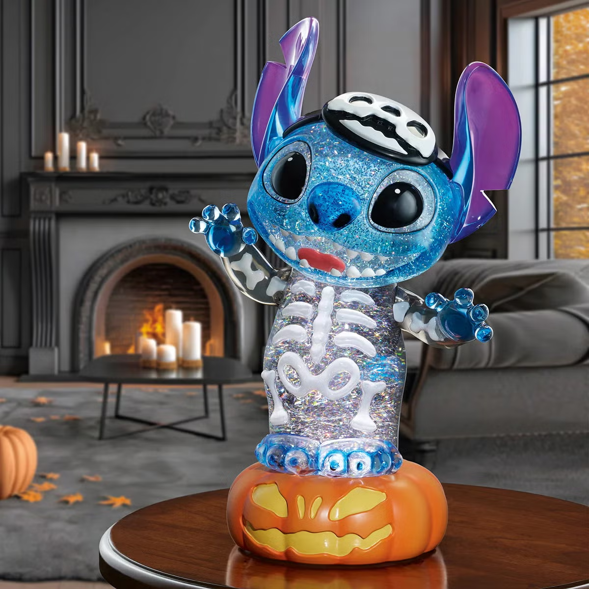 16 inch (41cm) Disney Halloween Spinning Lantern LED Light Up Glitter Character