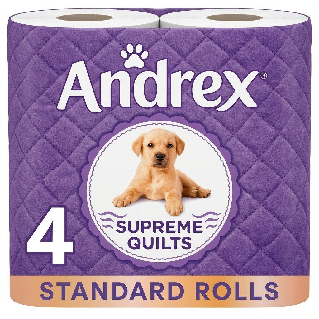 3 Ply 4 / 9 / 16 Pack Andrex Ultimate Quilts Toilet Tissue Bulk Loo Roll Paper