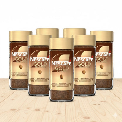 95g × 6 Nescafe Gold Blend Instant Coffee Jar Intensity 7 Smooth Roast