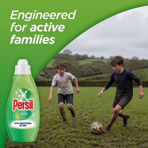 648ml × 4 Persil Bio Liquid Laundry Detergent 648ml (24 Washes) - Bulk