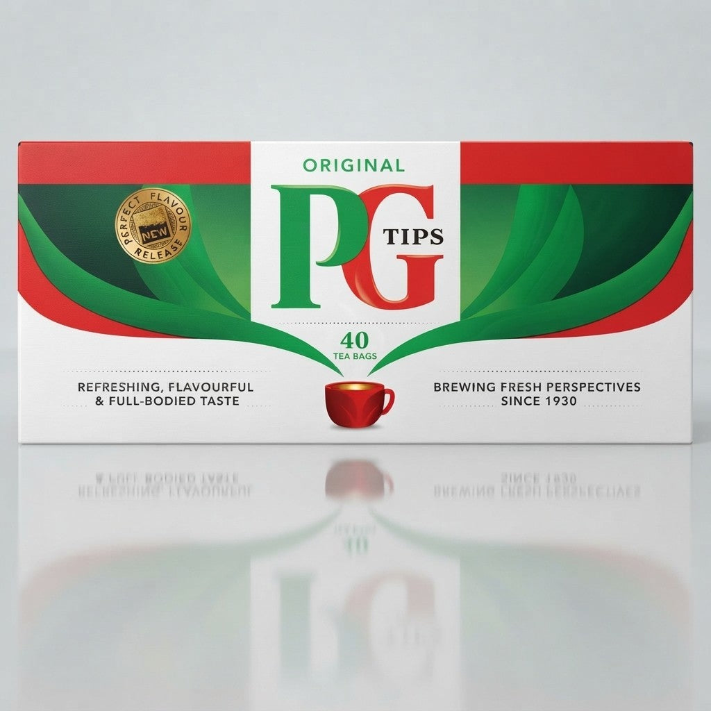40 Tea Bags 116g PG Tips Original Tea Bags Everyday Black Tea