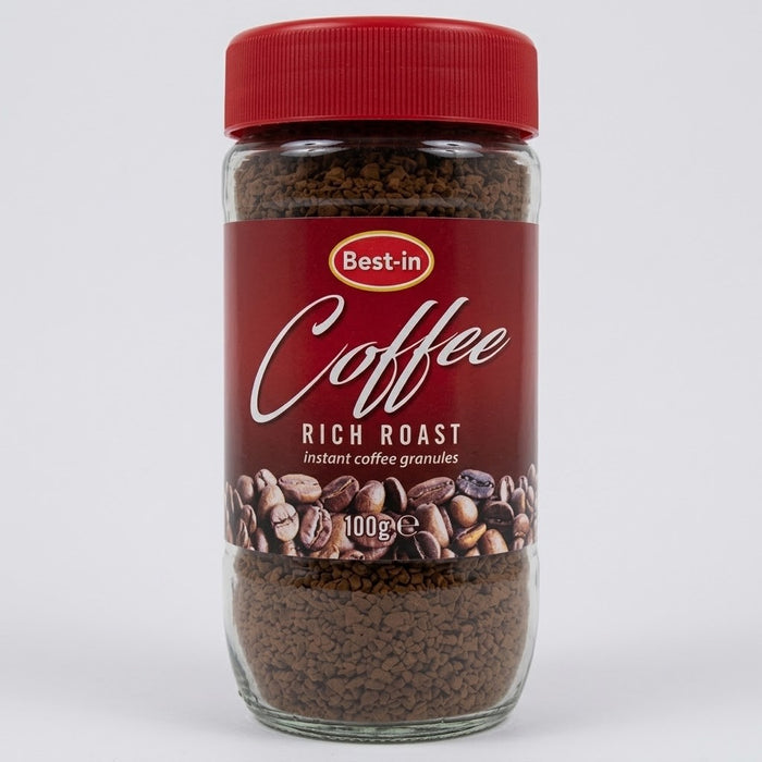 6 x 100g BestIn Instant Coffee Jar Pack - Rich & Smooth Everyday Coffee