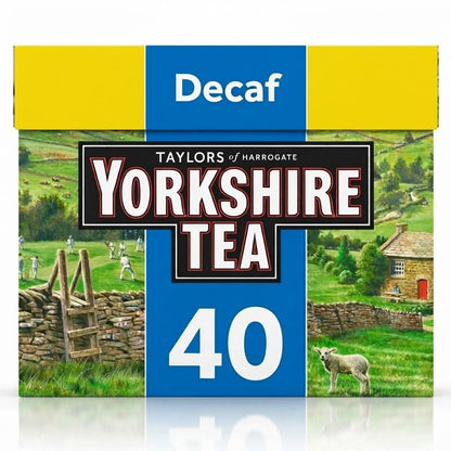 40s 125g 5 Pack Bundle Total 200 Bags Yorkshire Tea Decaf