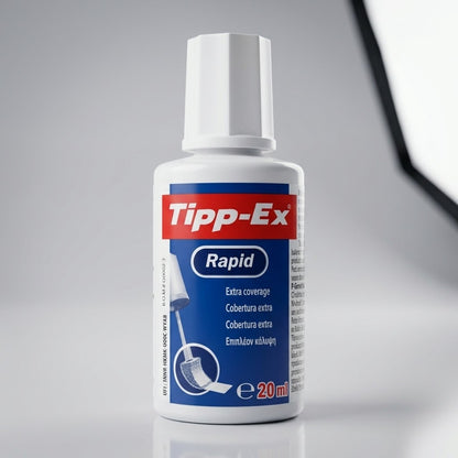 Tipp-Ex Rapid Correction Fluid White 20ml - Box of 10 Bottles Bulk Pack
