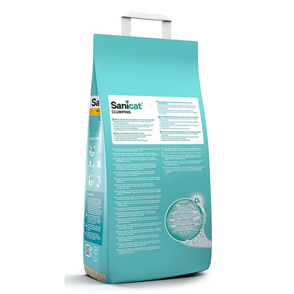 2 Pack x 16L Sanicat Clumping Cat Litter Oxygen Odour Control Fragrance Free