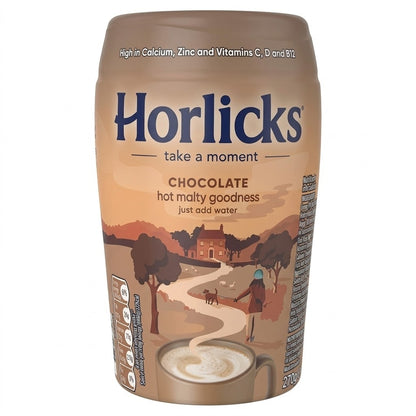 270g x 6 Horlicks Chocolate Hot Malt Drink Mix Powder Bulk Pack Jar