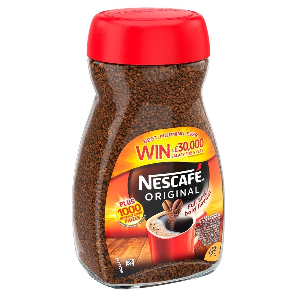 50g & 100g Nescafé Original Instant Coffee Glass Jars Signature Roast Full Bold