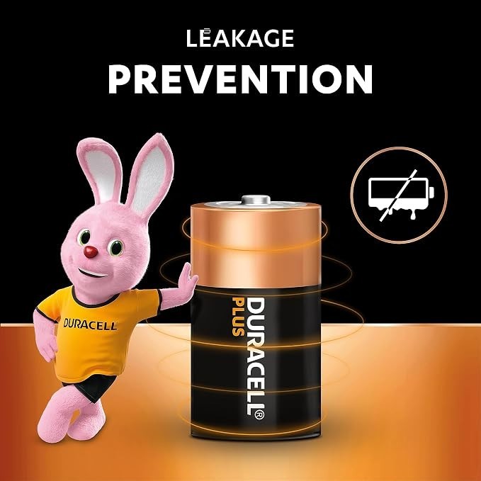 2x Duracell Plus D Batteries 2 Pack Bulk Lot 10 Packs 20 Total 1.5V