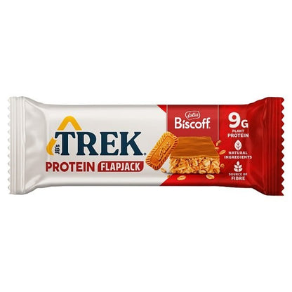 16x 50g TREK Biscoff Protein Flapjack Bars Vegan & Gluten