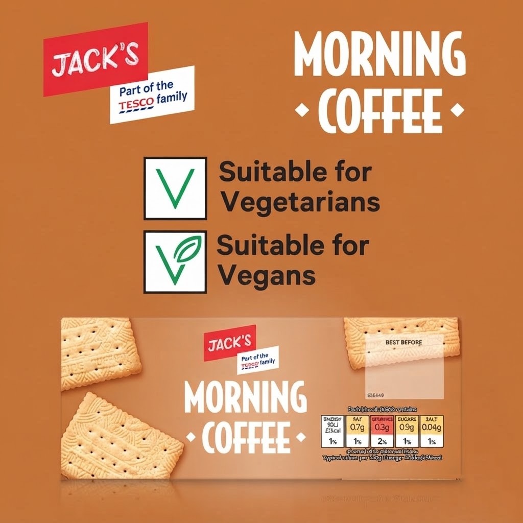 Jack's Morning Coffee Biscuits 150g & Custard Creams 12 x 150g Bundle