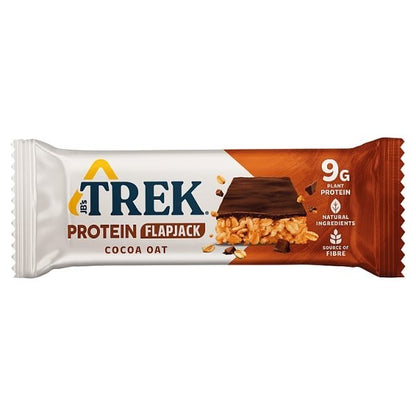 16x 50g TREK Cocoa Oat Protein Flapjack Bars Vegan & Gluten