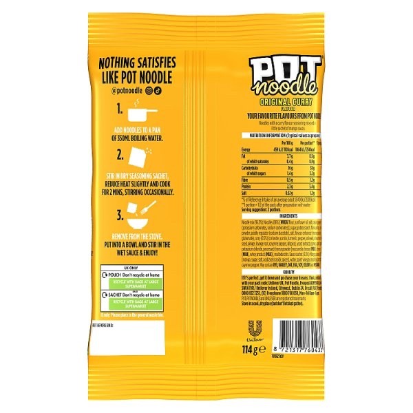 115g /112g /114g x 10 | Pot Noodle Instant Noodles Block Multi-Flavour Packs