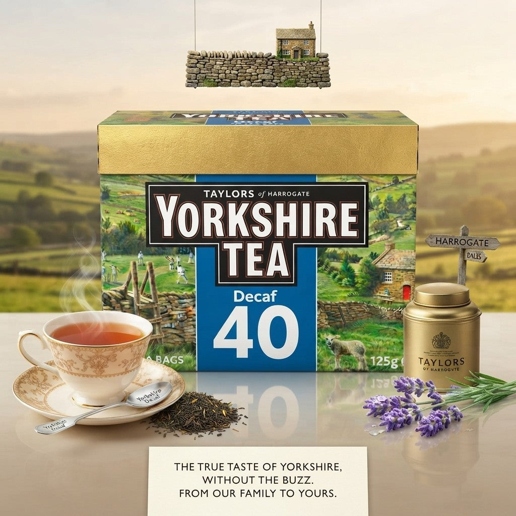 40s 125g 5 Pack Bundle Total 200 Bags Yorkshire Tea Decaf