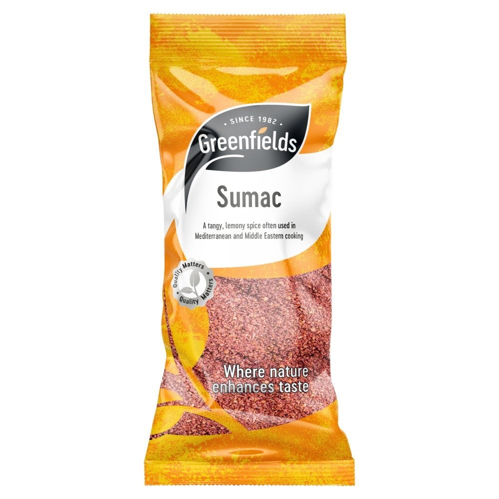 75g × 12 Greenfields Sumac Spice Tangy Lemony Mediterranean Cooking