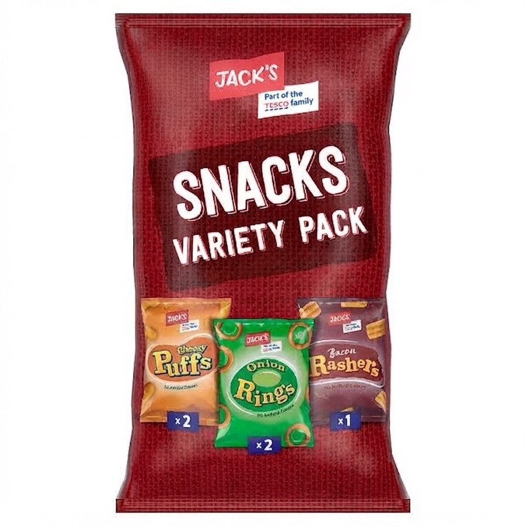 5x16g (80g) Jack's Snacks Variety Pack