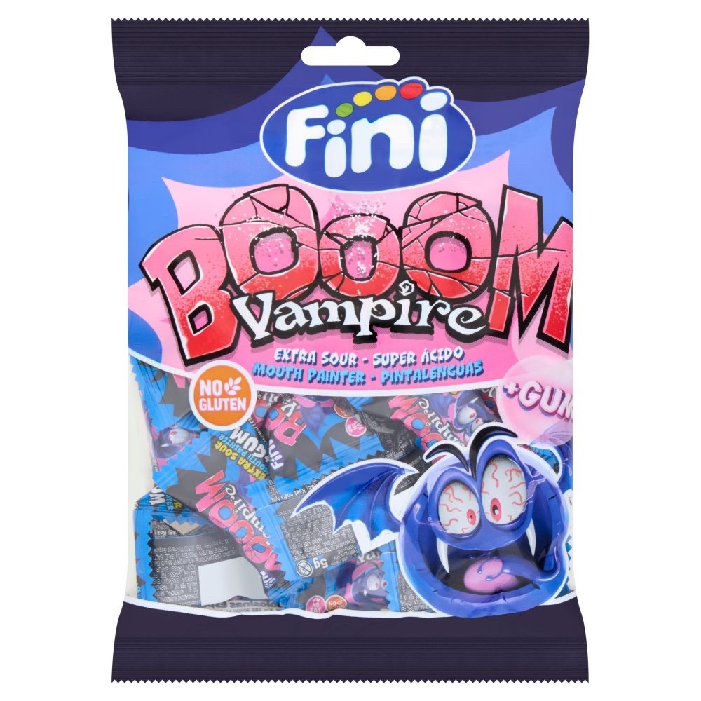 65g x 15 Fini Boom Vampire & Zombie Sour Gum Candy Bulk Box