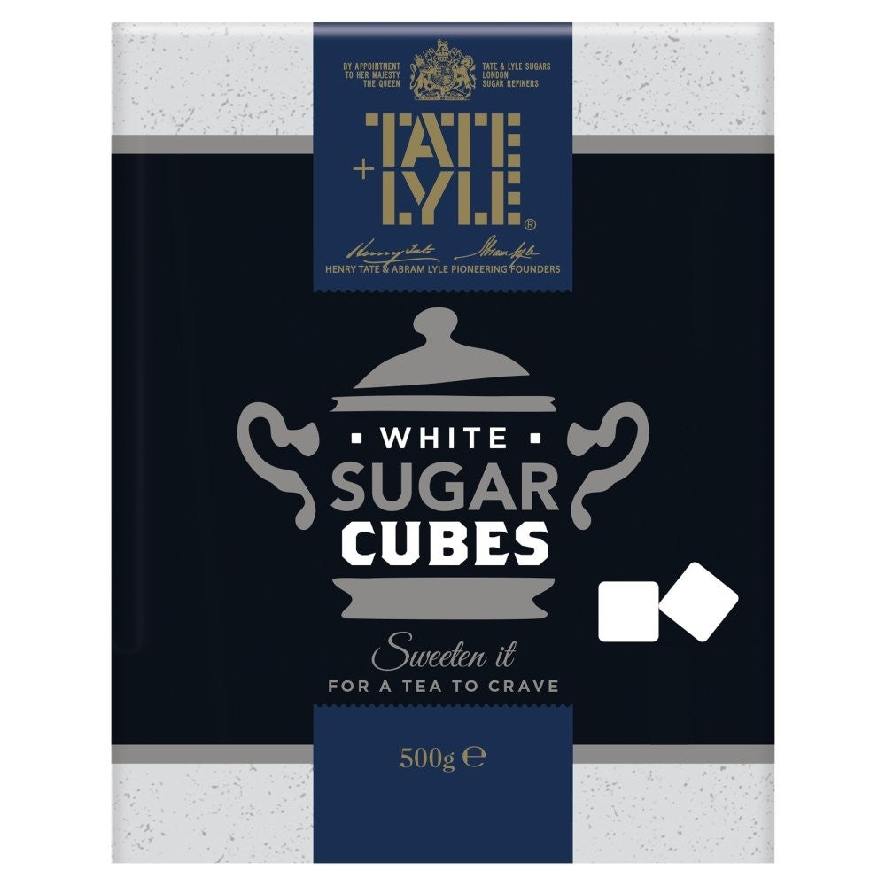 10x 500g Sugar Cubes Tate & Lyle White Fairtrade Pure Cane Sugar