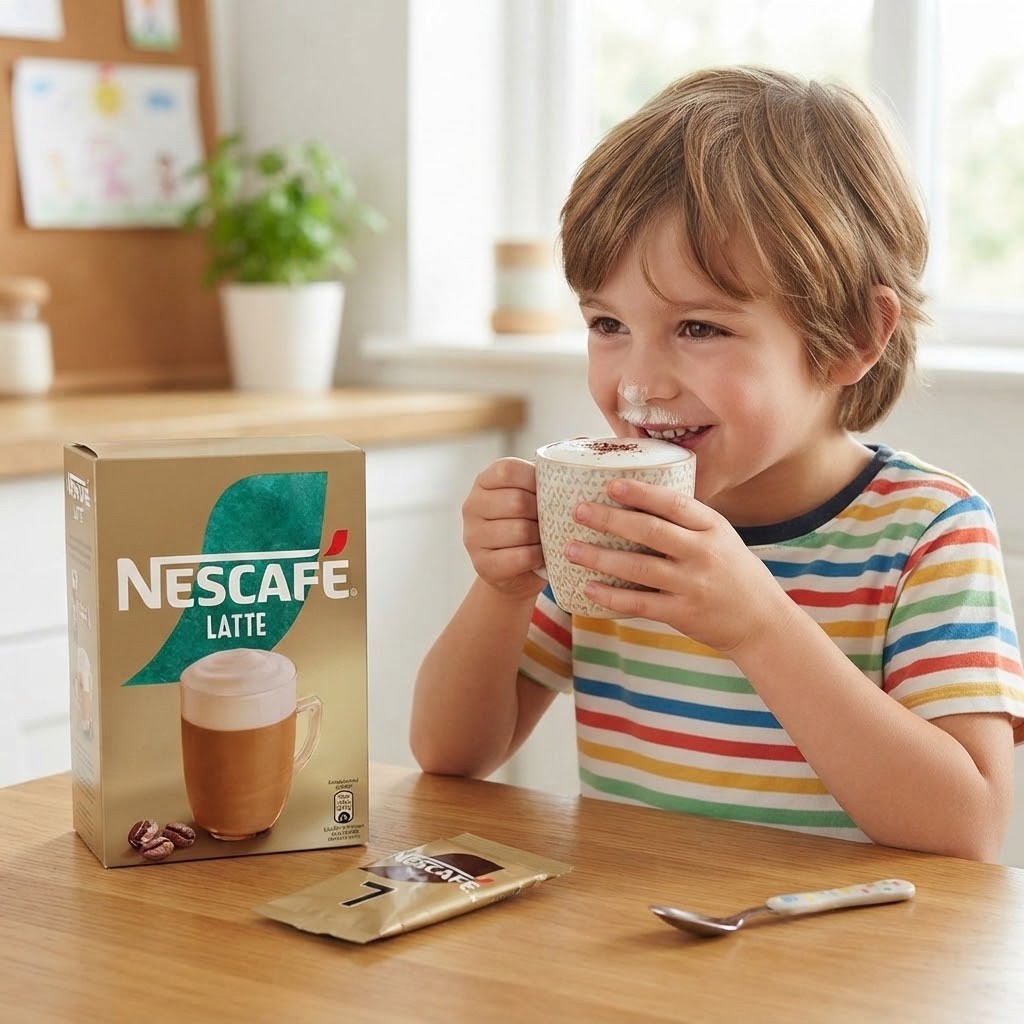 Nescafé Instant Coffee Sachets Assorted Bundle - Latte, Cappuccino&Caramel Latte