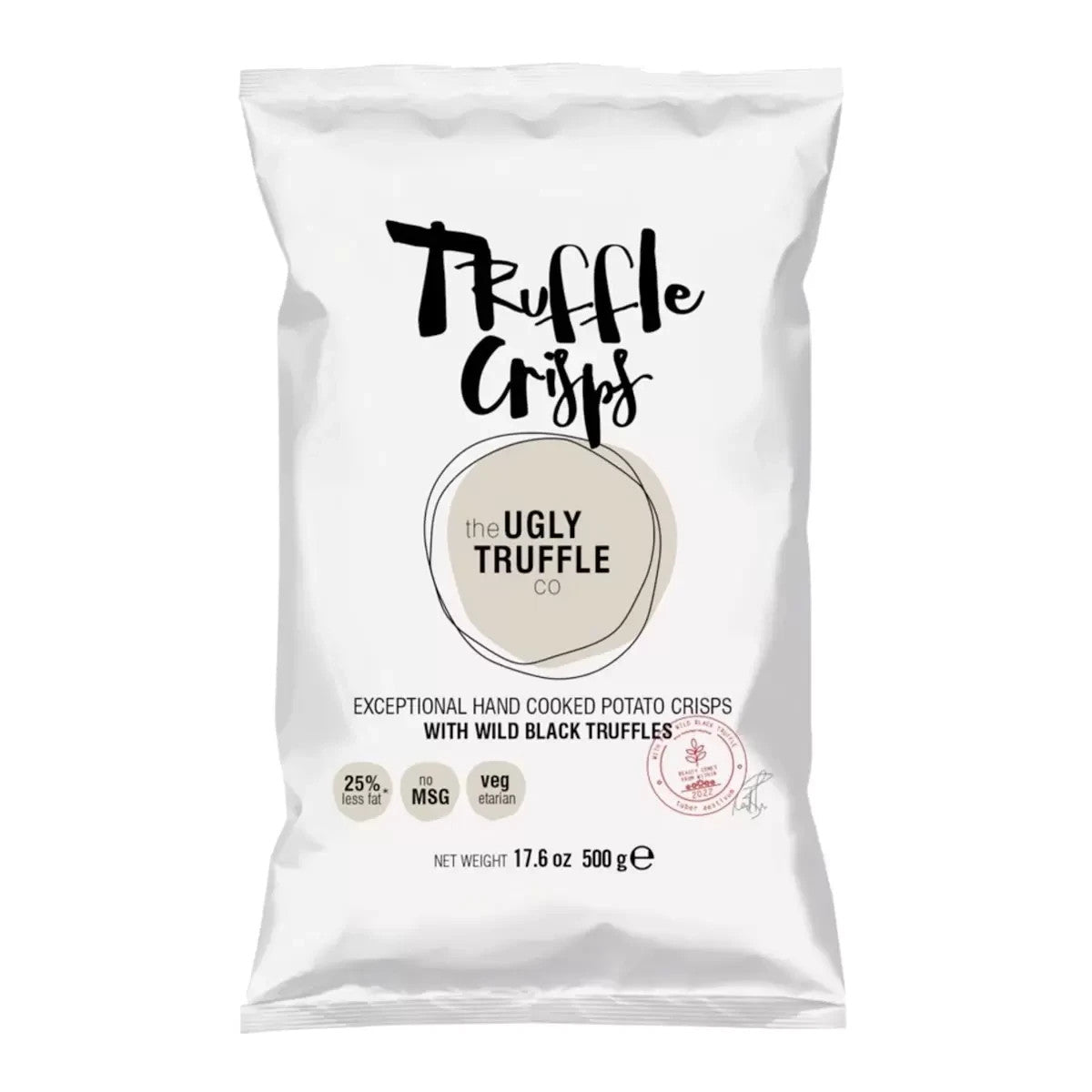 500g Pack  The Ugly Truffle Co. Black Summer Truffle Gourmet Crisps