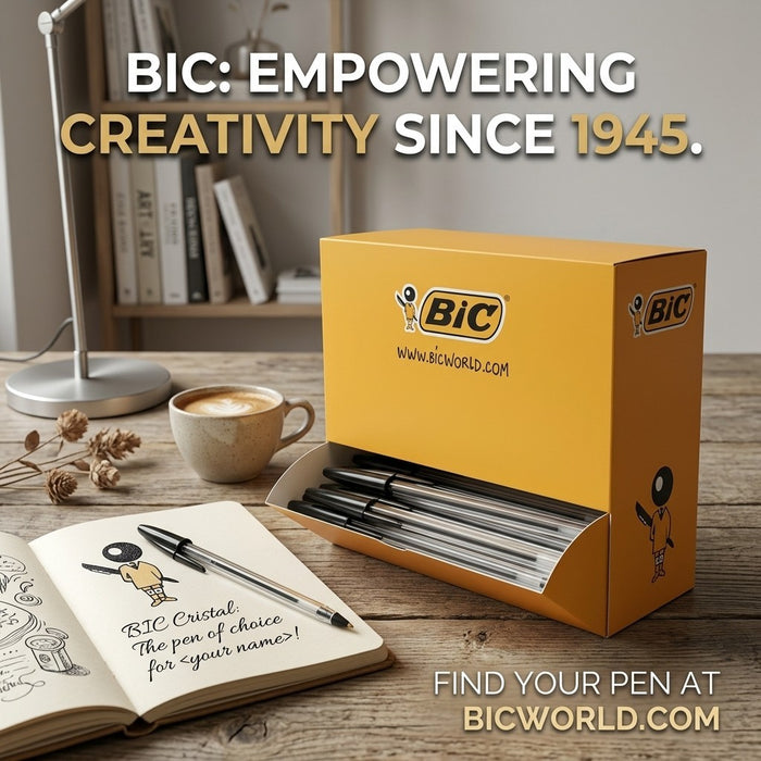 BIC Cristal Fine 0.8mm Ballpoint Pen Box of 90 Smooth Writing Pens Bulk Office