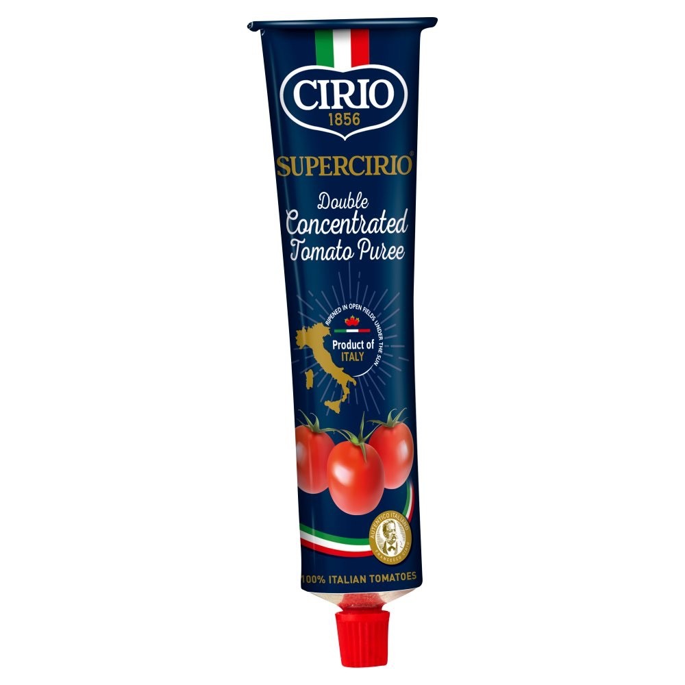 140g x 12 Cirio Supercirio Double Concentrated Tomato Puree Paste 140g Bulk Box