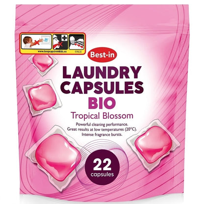 22 Wash × 8 Best-In 3-in-1 Biological Washing Powder - Bulk