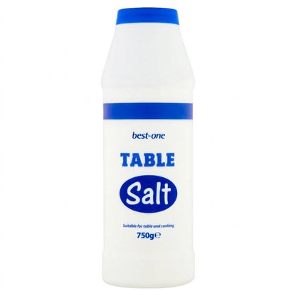 750g x 12 BEST-ONE Table Salt Bulk Pack – Fine Cooking & Table Salt