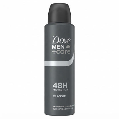Dove Men+Care Deodorant Spray – Classic 150ml x6 Pack