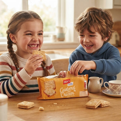 12 x 400g Pack | Jack's Custard Cream Biscuits