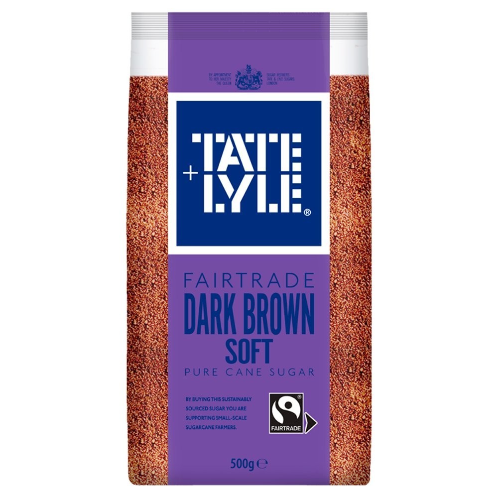 10x 500g Tate & Lyle Fairtrade Dark Brown Soft Sugar