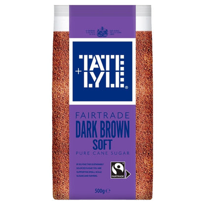 10x 500g Tate & Lyle Fairtrade Dark Brown Soft Sugar