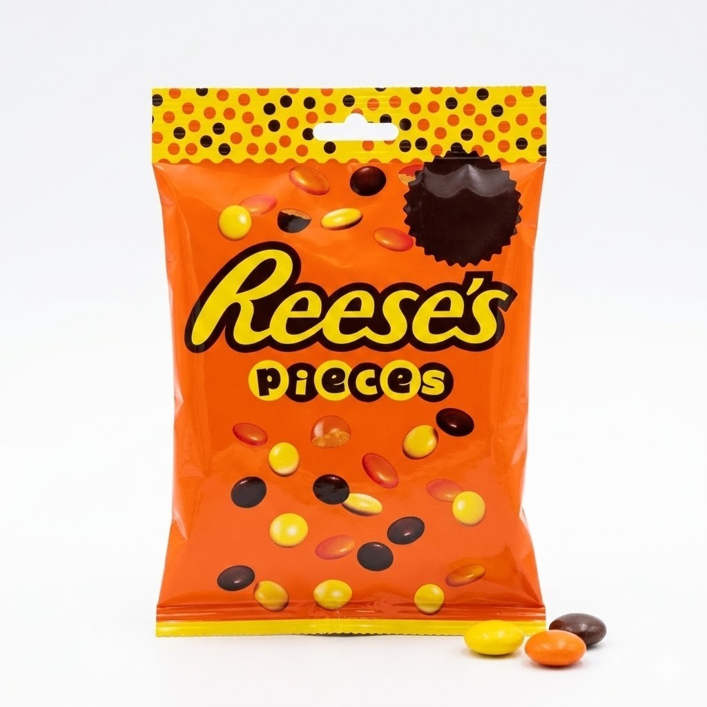 Reese's Minis & Pieces Hanging Bag 68g x 16 Pack Peanut Butter Chocolate Bulk