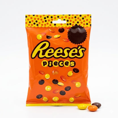 Reese's Minis & Pieces Hanging Bag 68g x 16 Pack Peanut Butter Chocolate Bulk