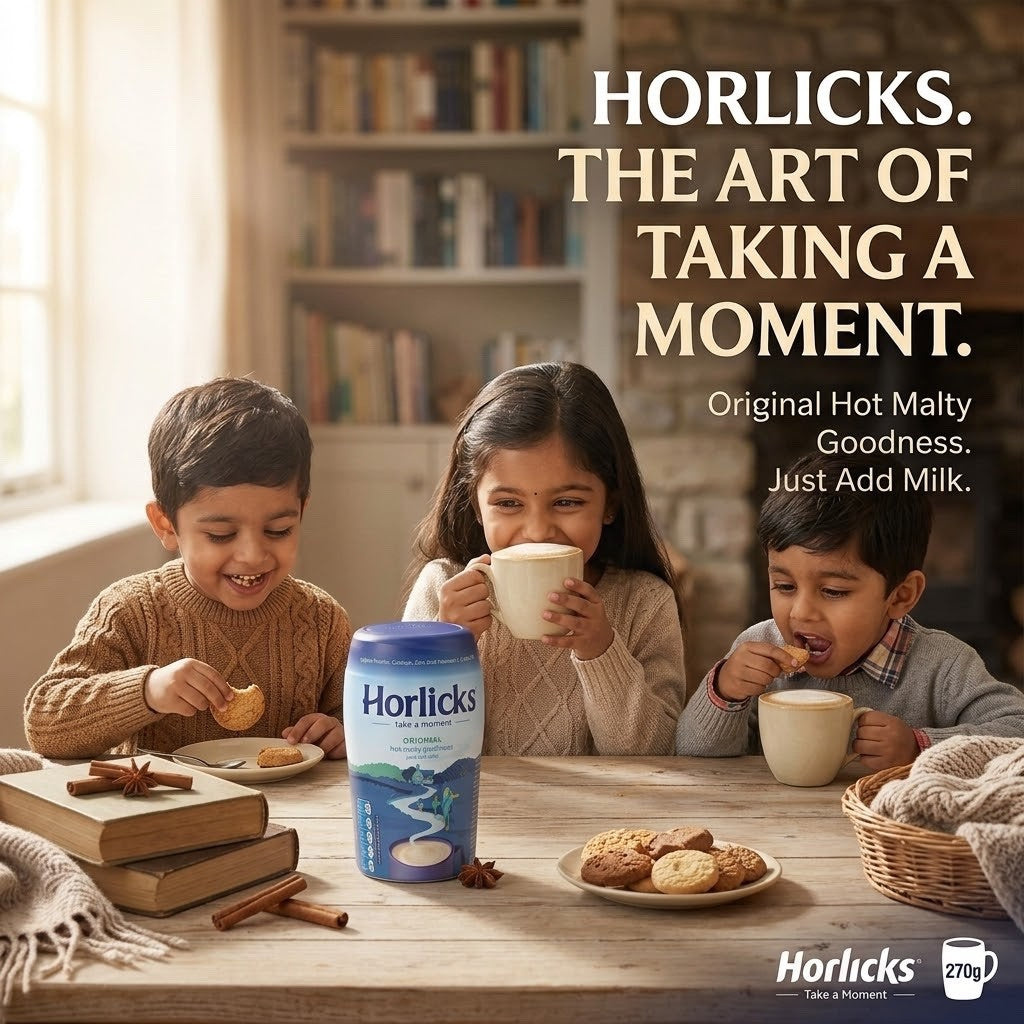 Horlicks Traditional Malt 270g x 6 Pack Bulk Hot Malted Milk Drink Jar