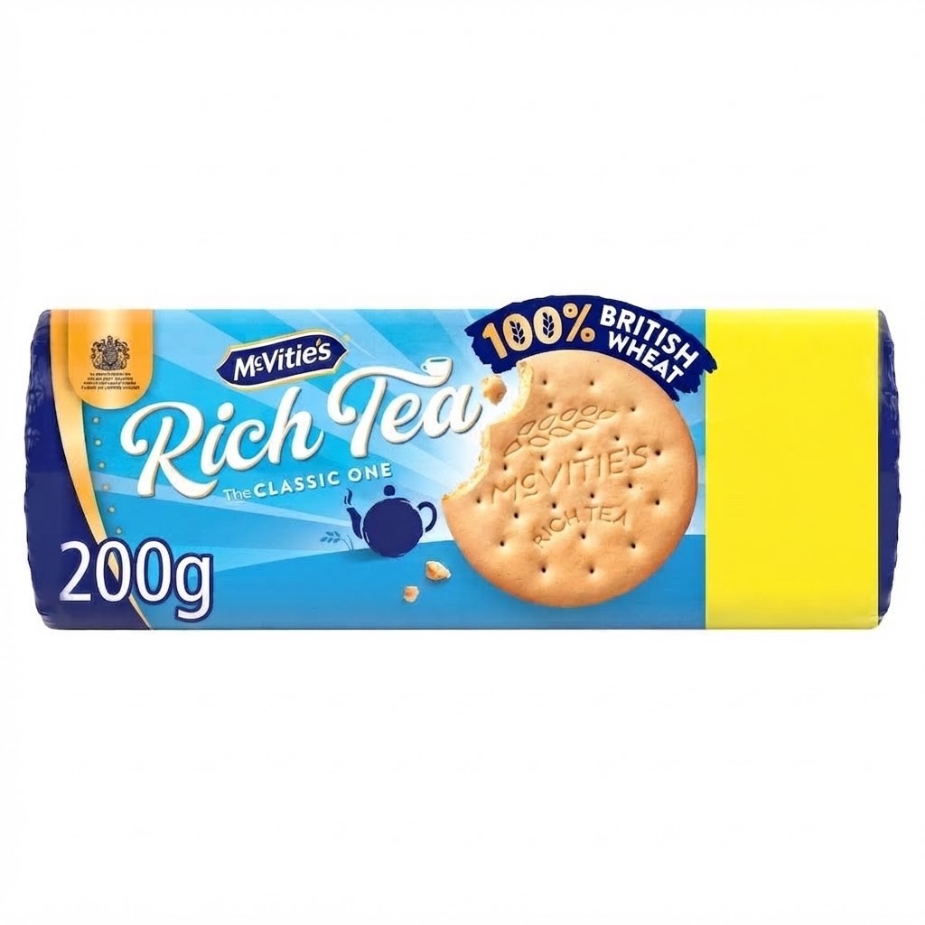 200g × 12 Packs McVitie's Rich Tea Biscuits The Classic One Multipack