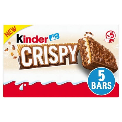 16 x 5pk Packs Kinder Crispy Wafer with Milk - Bulk