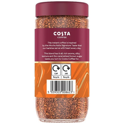 95g x 6 Costa Coffee Instant Mocha Italia Freeze Dried Smooth Caramel Taste