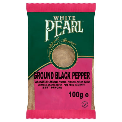 100g x 12 Pack White Pearl Ground Black Pepper Bulk Buy Spice Seasoning