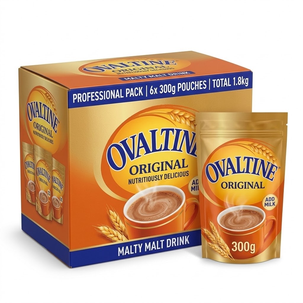 300g × 6 Ovaltine Original Malted Drink Powder Cocoa Hot Milk Mix
