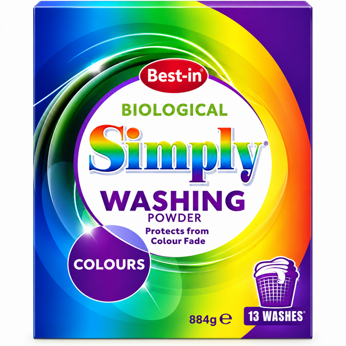 13 Wash × 6 Bestin Colour Bio Washing Powder Low Temp Colour Detergent