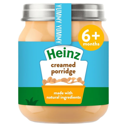 6x 120g Heinz Creamy Porridge Baby Food 6+ Months