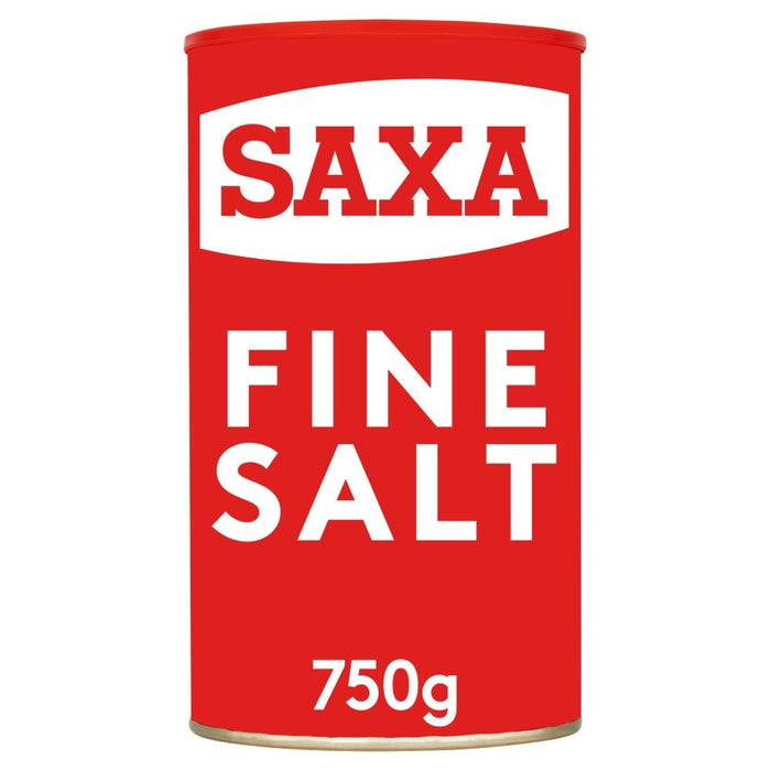 750g × 12 Pack Saxa Fine Salt Premium Table & Cooking Seasoning Fine Salt