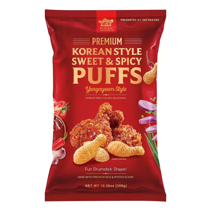 300g Soban Premium Korean Style Sweet & Spicy Puffs
