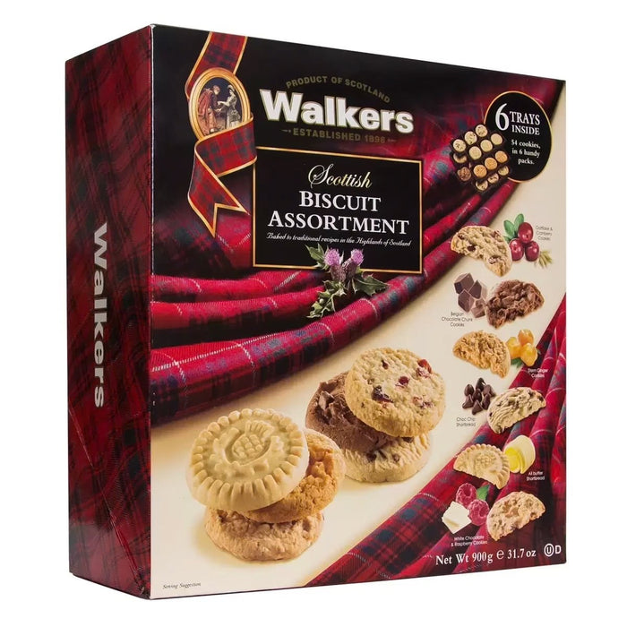 900g Walkers Scottish Biscuit Assortment - 54 Cookies