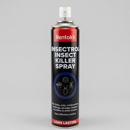 300ml 600ml Pack of 1&6 Rentokil Insectrol Insect Killer Spray Pest Control Bug