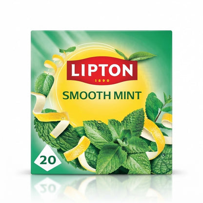 20s 34g 4 Pack Bundle Total 80 Bags Lipton Smooth Mint Tea Bags