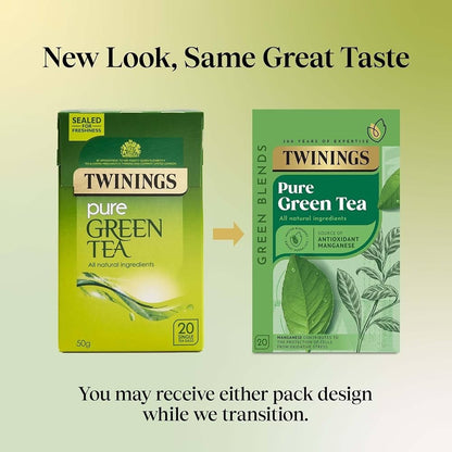 Pack of 4 | Twinings Tea Variety Bundle|Pure Green,Camomile&Honey,Lemon&Jasmine