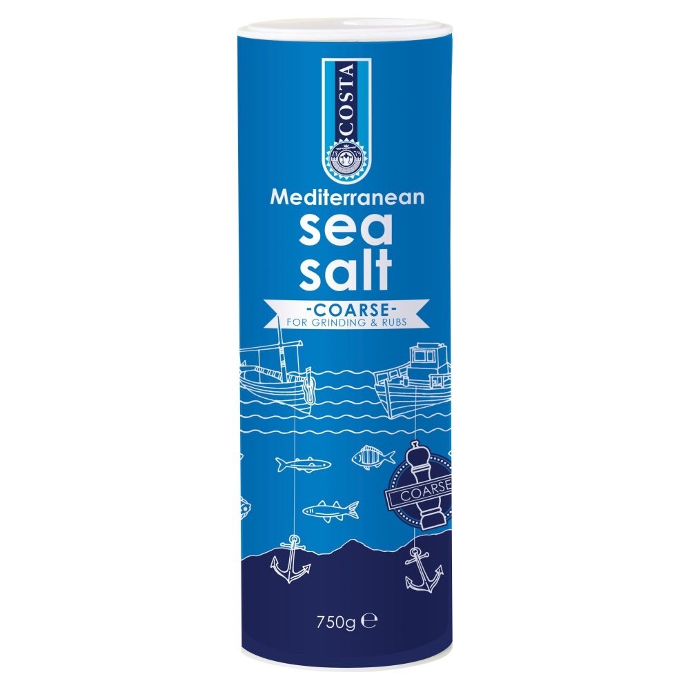750g x 10 Costa Coarse Sea Salt -  Bulk Pack