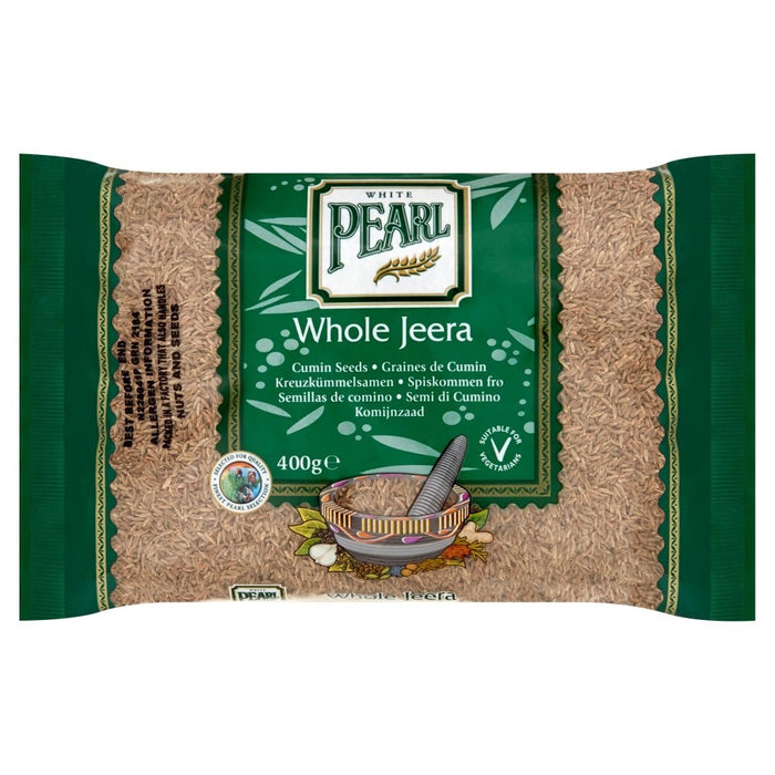 400g x 10 White Pearl Whole Jeera Premium Cumin Seeds 400g Bulk Pack Vegetarian